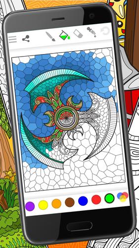 Android Icin Yetiskinler Icin Ucretsiz Mandala Boyama Oyunu Apk Yi Indir