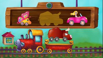 Choo - match shape puzzle game for toddler постер