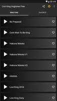 Ringtones Lion King capture d'écran 3