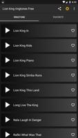 Ringtones Lion King capture d'écran 1