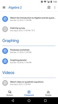 Google Classroom 截图 1