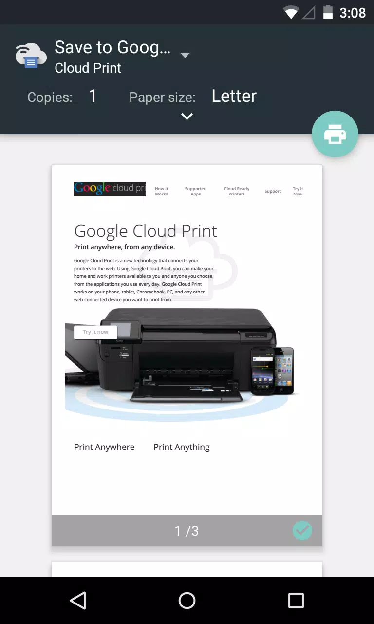 Cloud Print for Android - APK Download