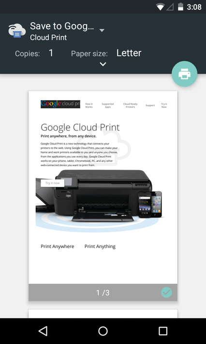 Cloud Print screenshot 1