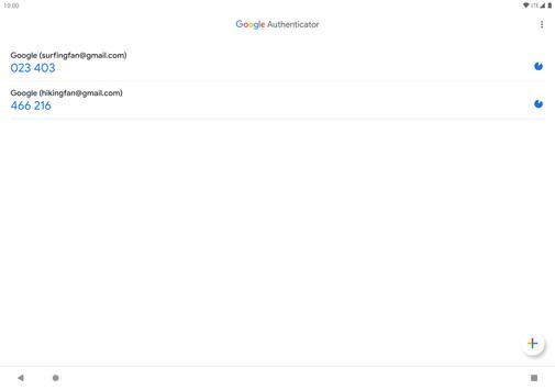 Google Authenticator screenshot 10