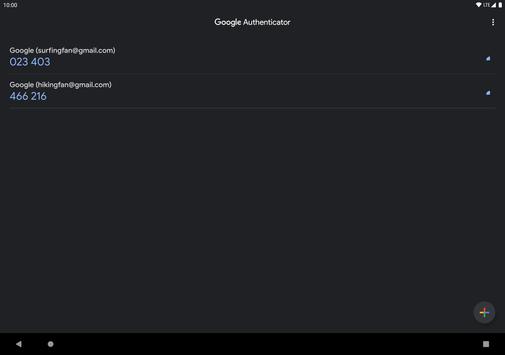 Google Authenticator screenshot 11