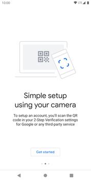 Google 認証システム スクリーンショット 1