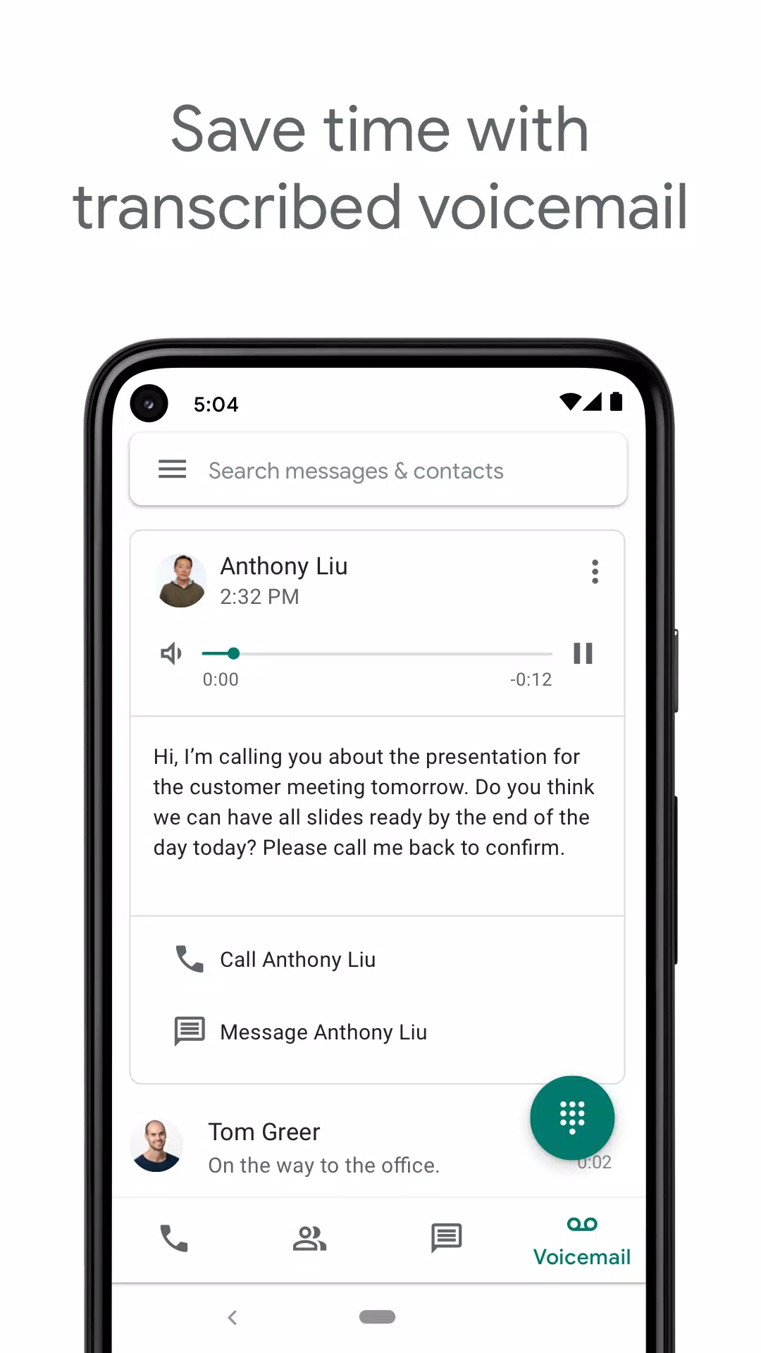 Google Voice cho Android - Tải về APK