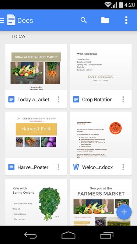 google docs for android apk download