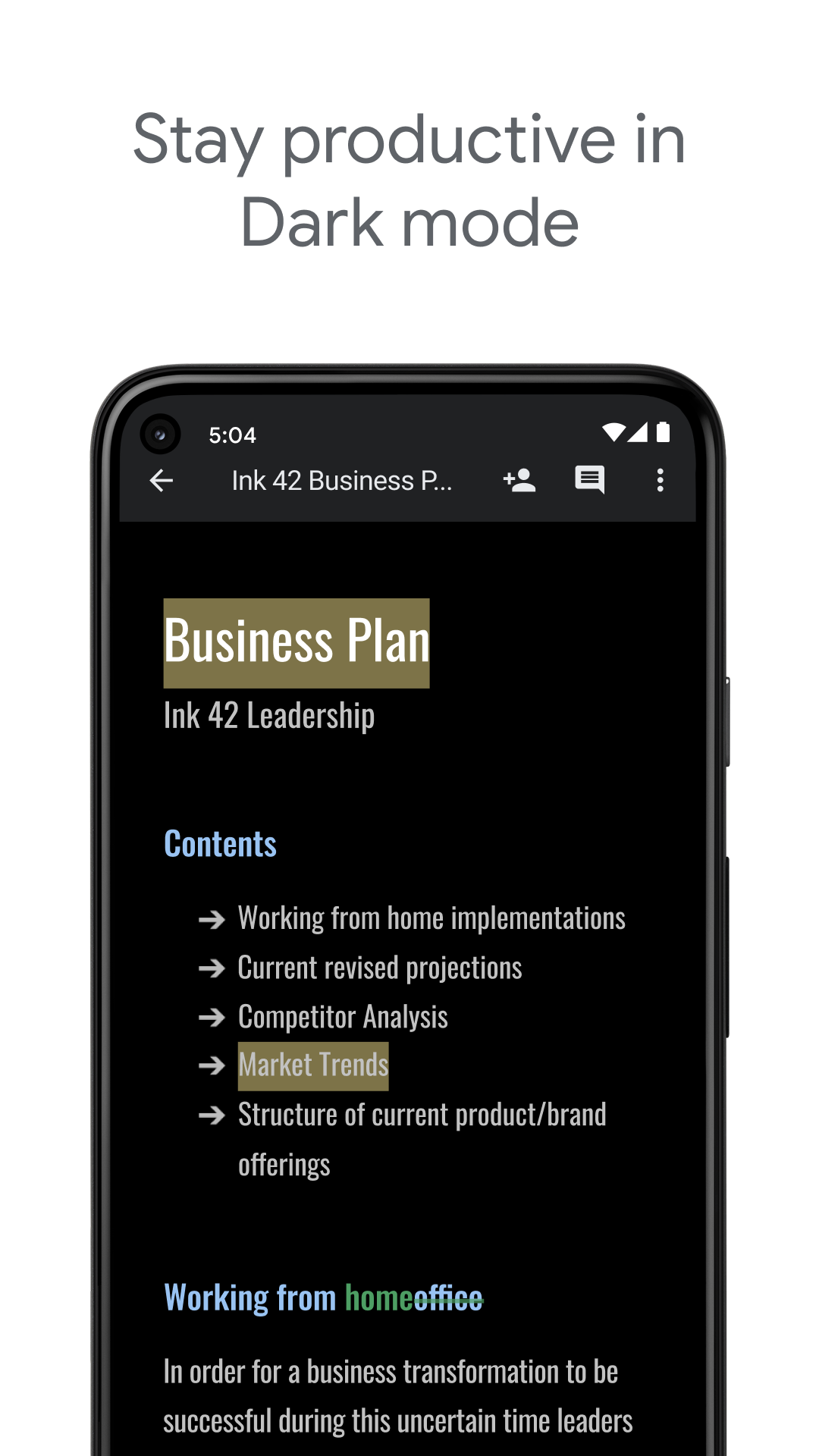 Google Docs APK 1.24.262.02.90 for Android – Download Google Docs APK