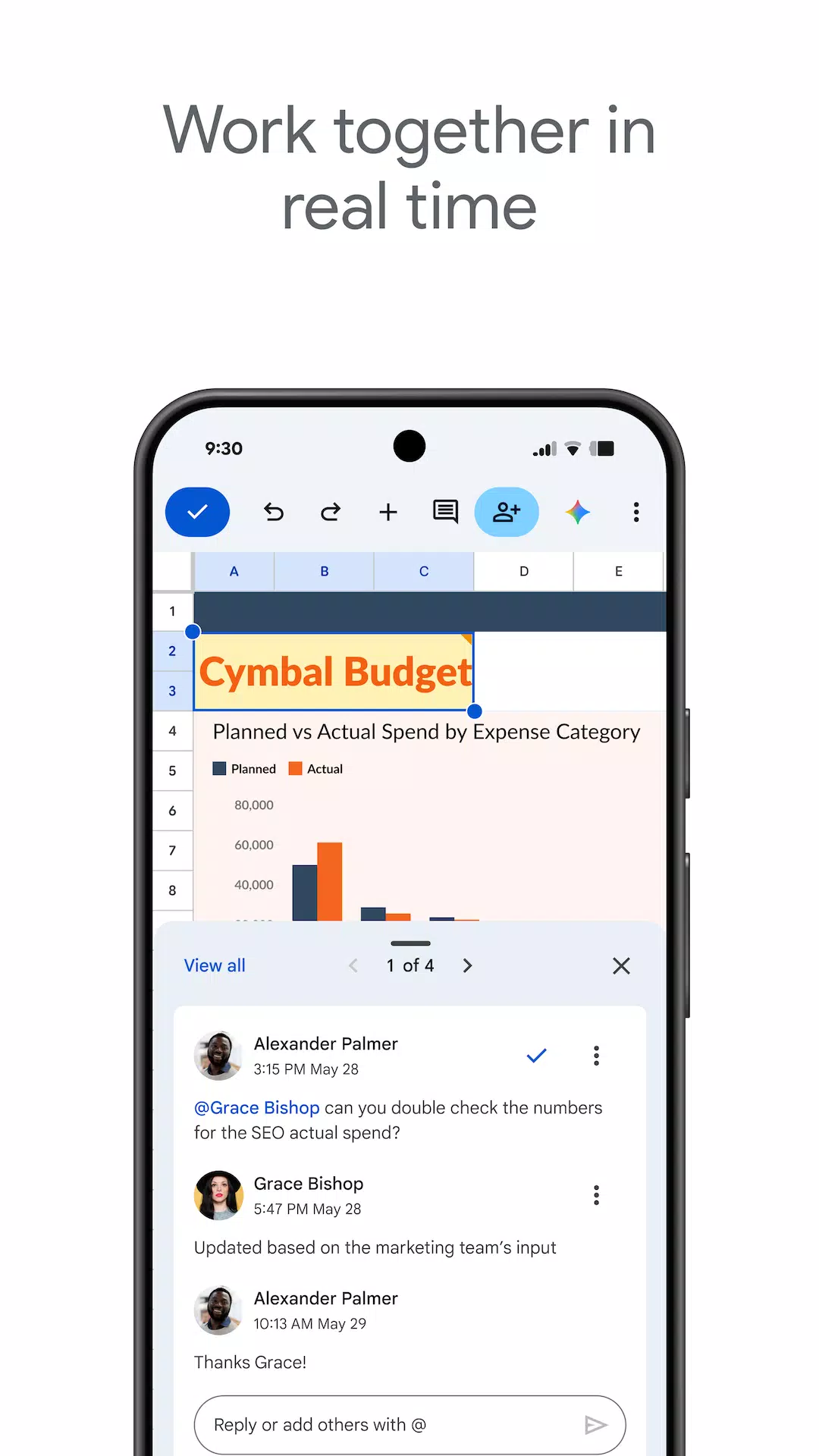 Google Sheets screenshot