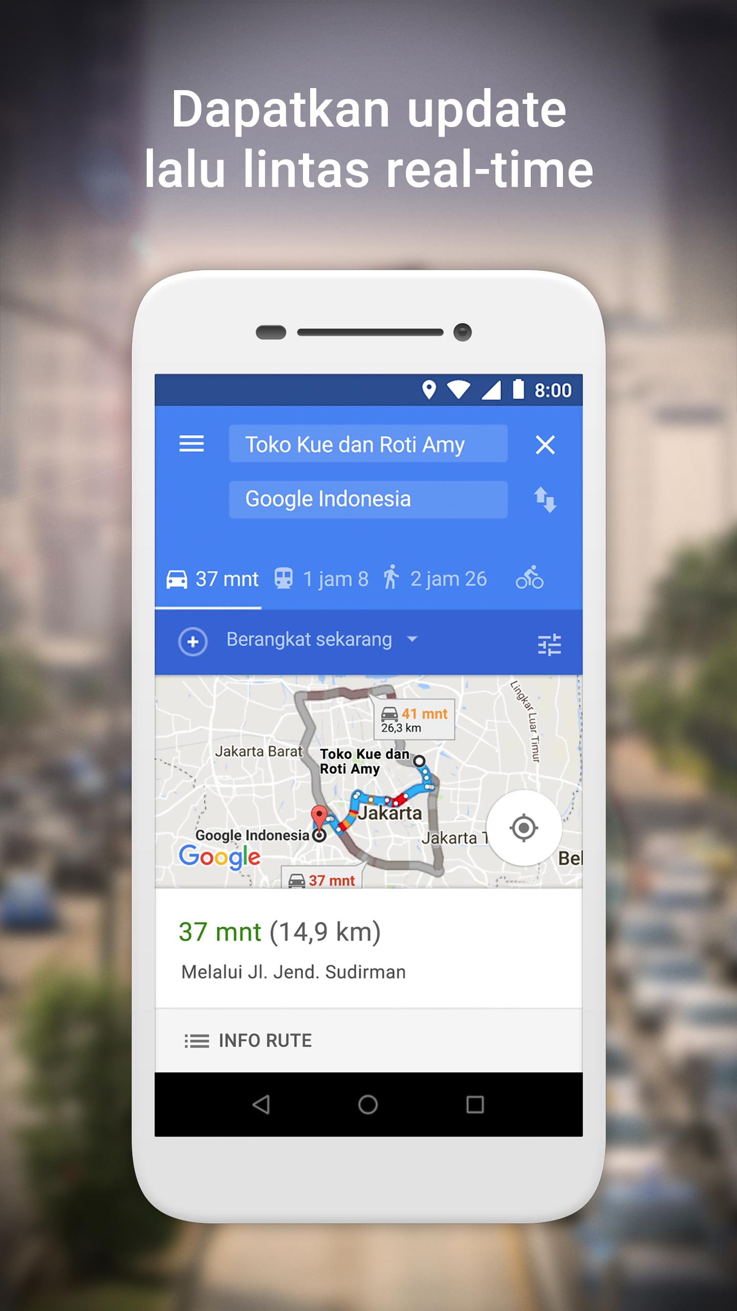 Google Maps Go Arah Trafik Transportasi Umum For Android Apk Download
