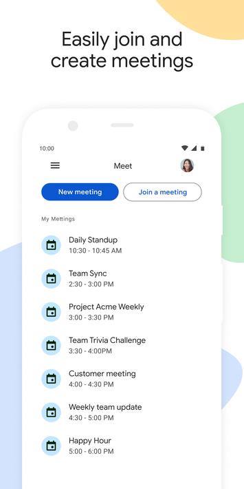 Google Meet poster