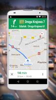 Nawigacja w Mapach Google Go plakat