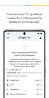 2 Schermata Google One