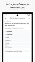 Google Umfrage-App Screenshot 1