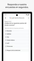 Google Opinion Rewards captura de pantalla 1