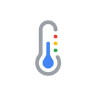 Google Pixel-Thermometer Zeichen