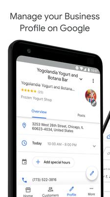 Google My Business Screenshots