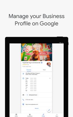 Google My Business Screenshots