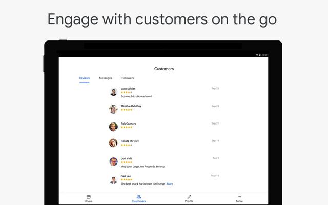 Google My Business Screenshots