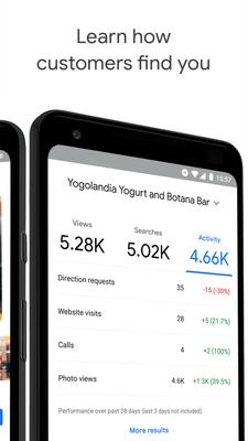 Google My Business Screenshots
