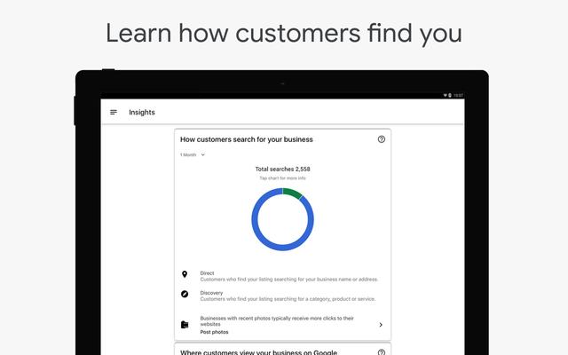 Google My Business Screenshots