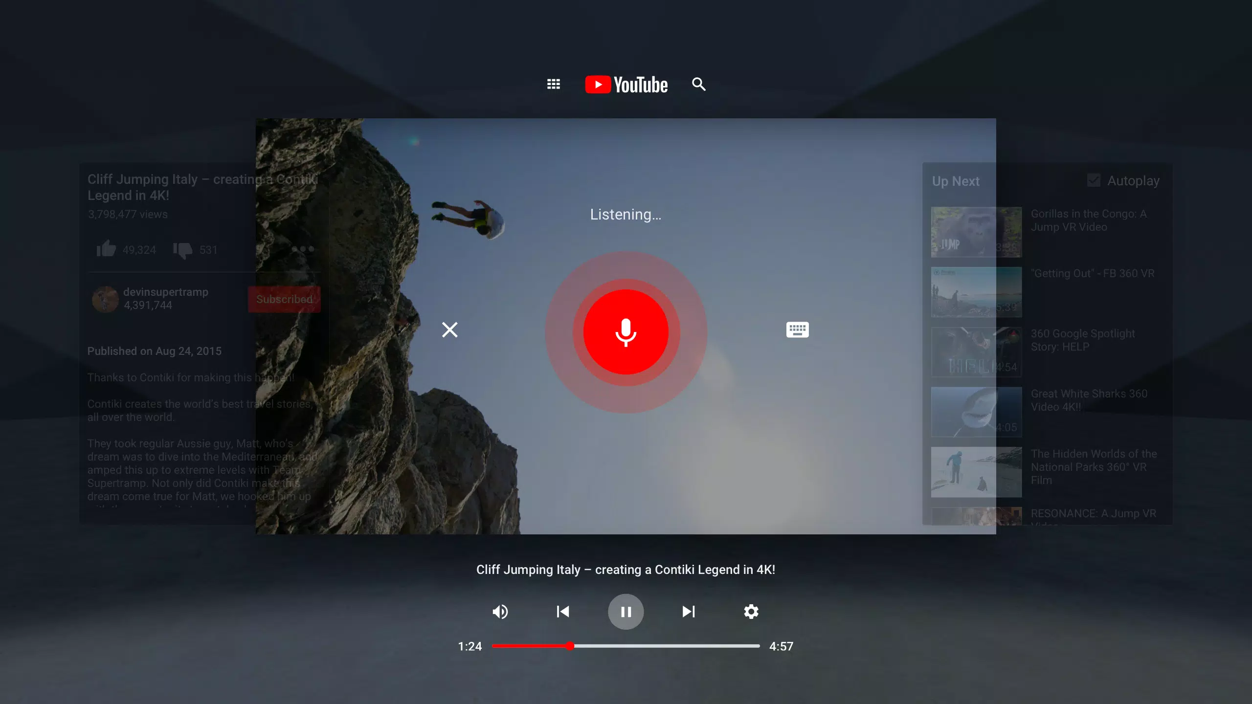 Descarga de APK de YouTube VR para Android