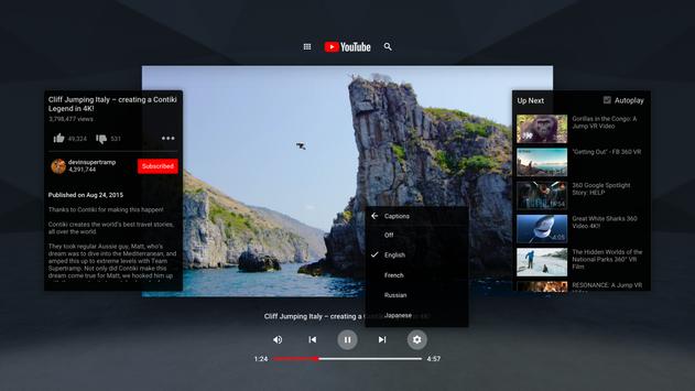 YouTube VR 截图 2