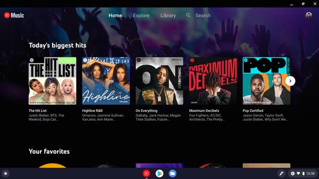 YouTube Music for Chromebook 海报