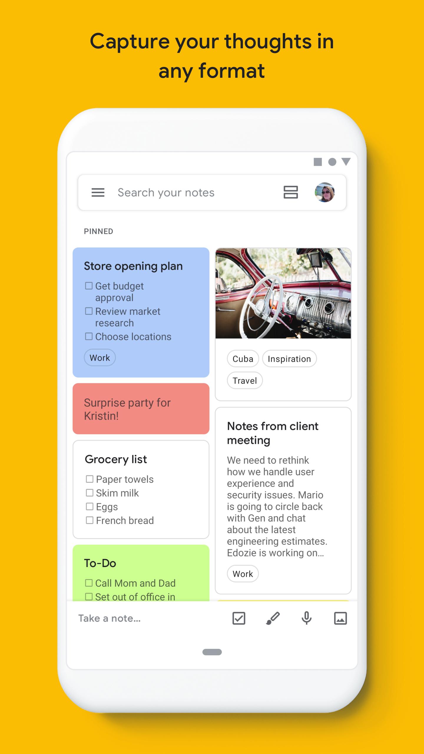 Google Keep Notes and Lists for Android APK Download