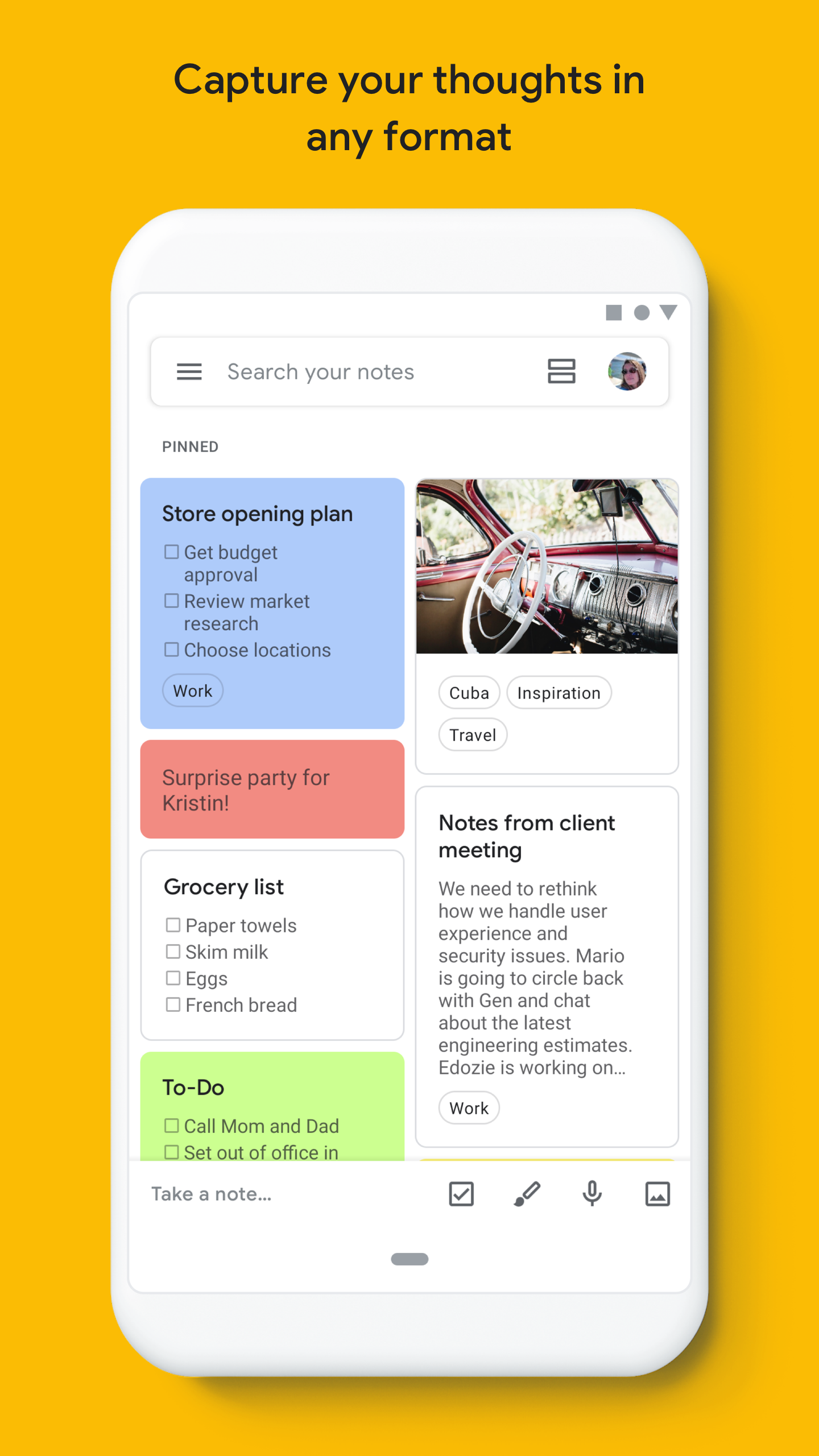 Google Notizen – Notizen und Listen fÃ¼r Android - APK ... - 