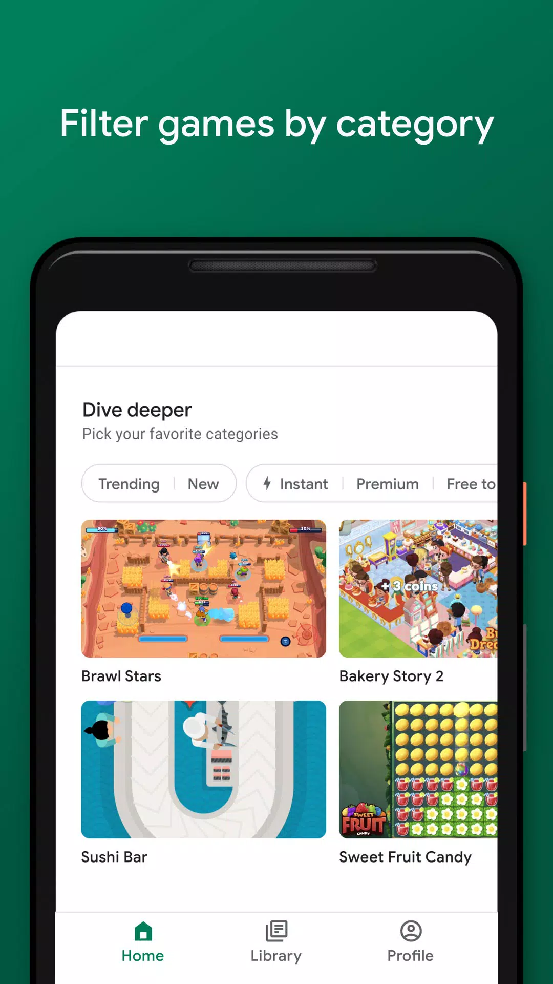 Google Play Games App: Instant Play