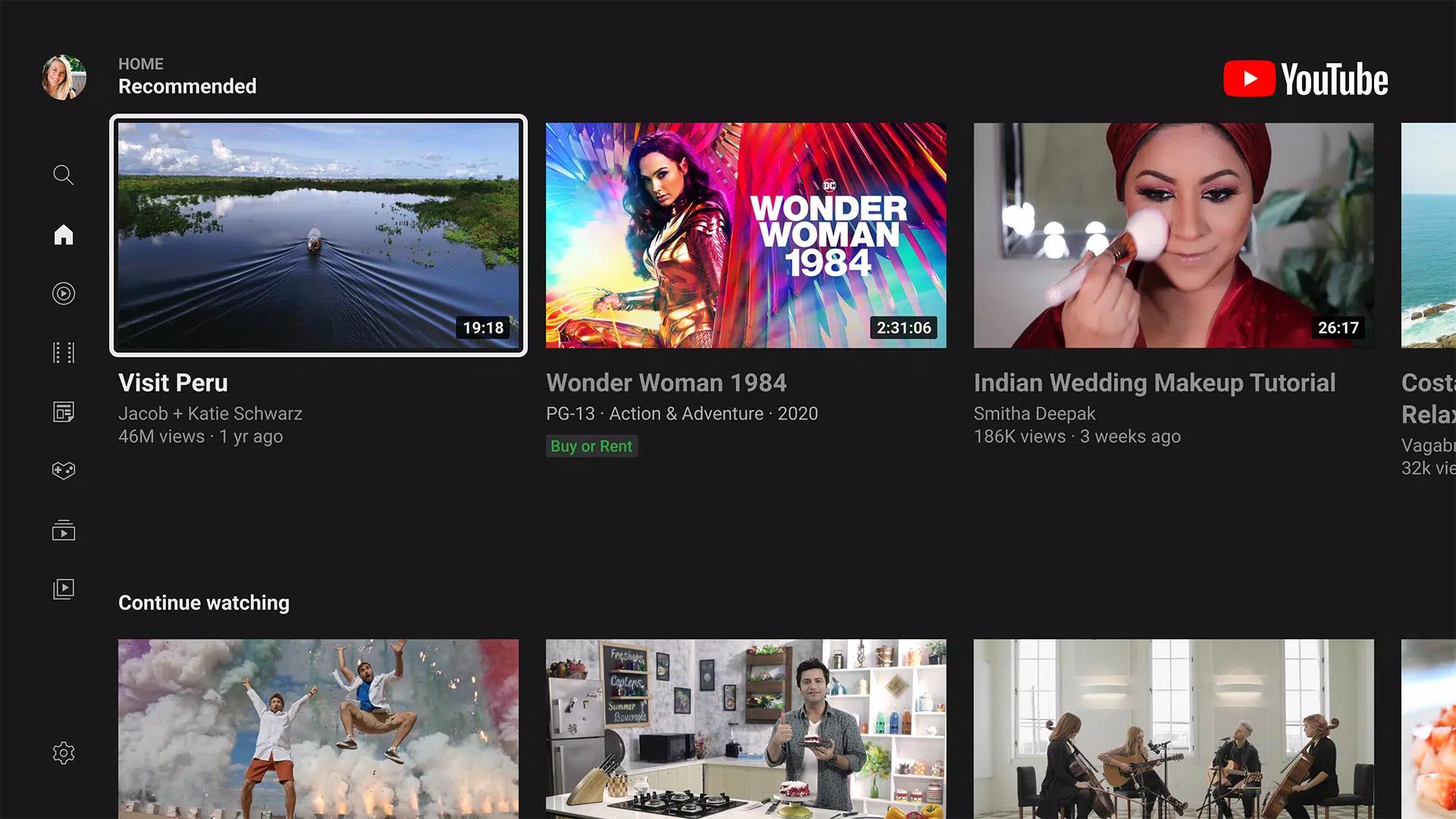 Hva er den siste versjonen av YouTube for Android TV?