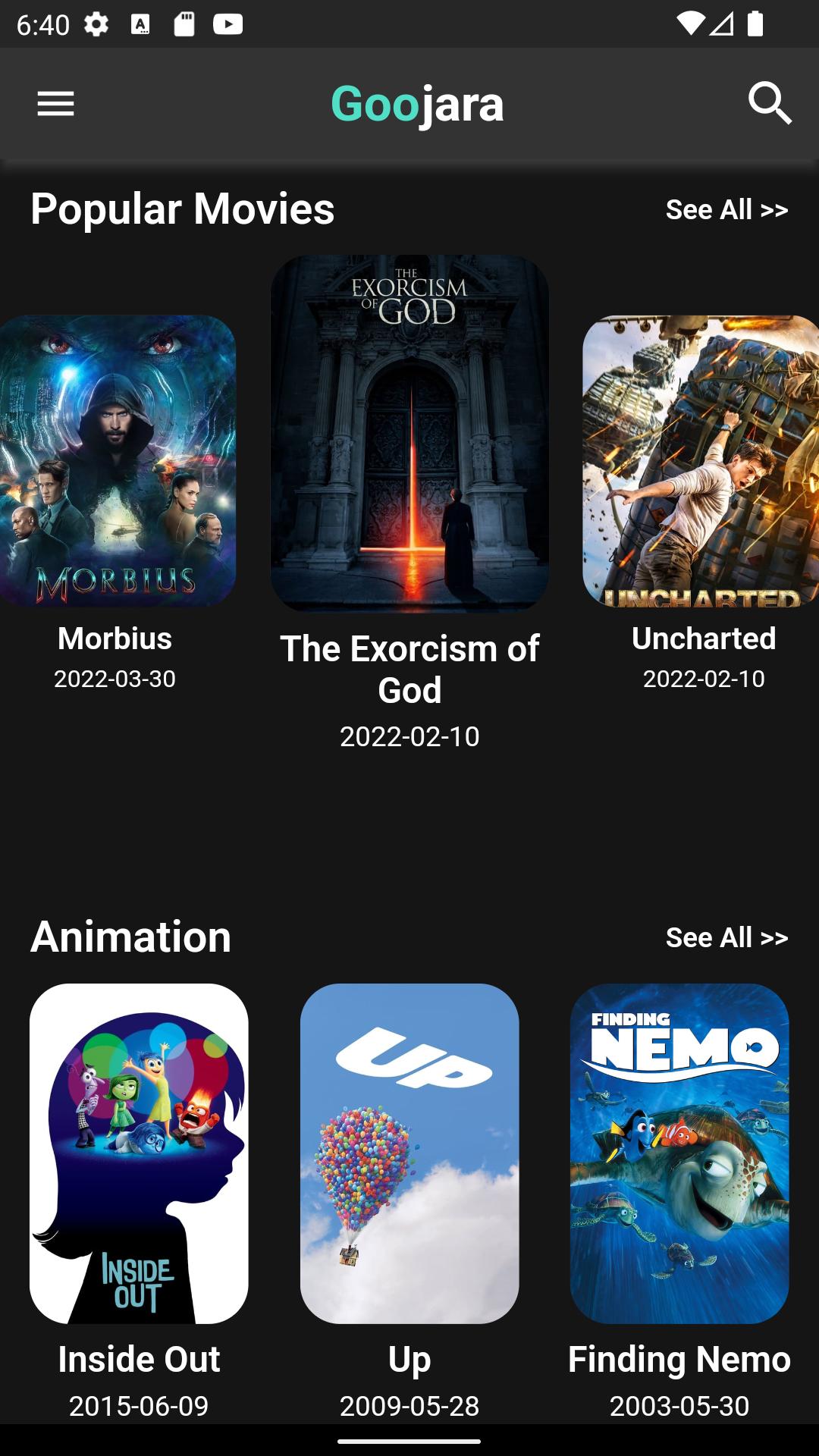 Descarga de APK de Goojara Pro para Android