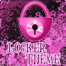Theme Pink Dark GO Locker APK