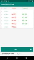 1 Schermata Contractions timer