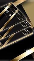 Gold black metallic texture theme screenshot 1
