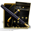 Gold Black Pen Business Theme-APK