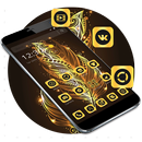Gold Feather Luxury Theme APK