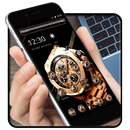 Luxury gold watch theme APK