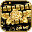 Gold Rosa Tastatur Thema