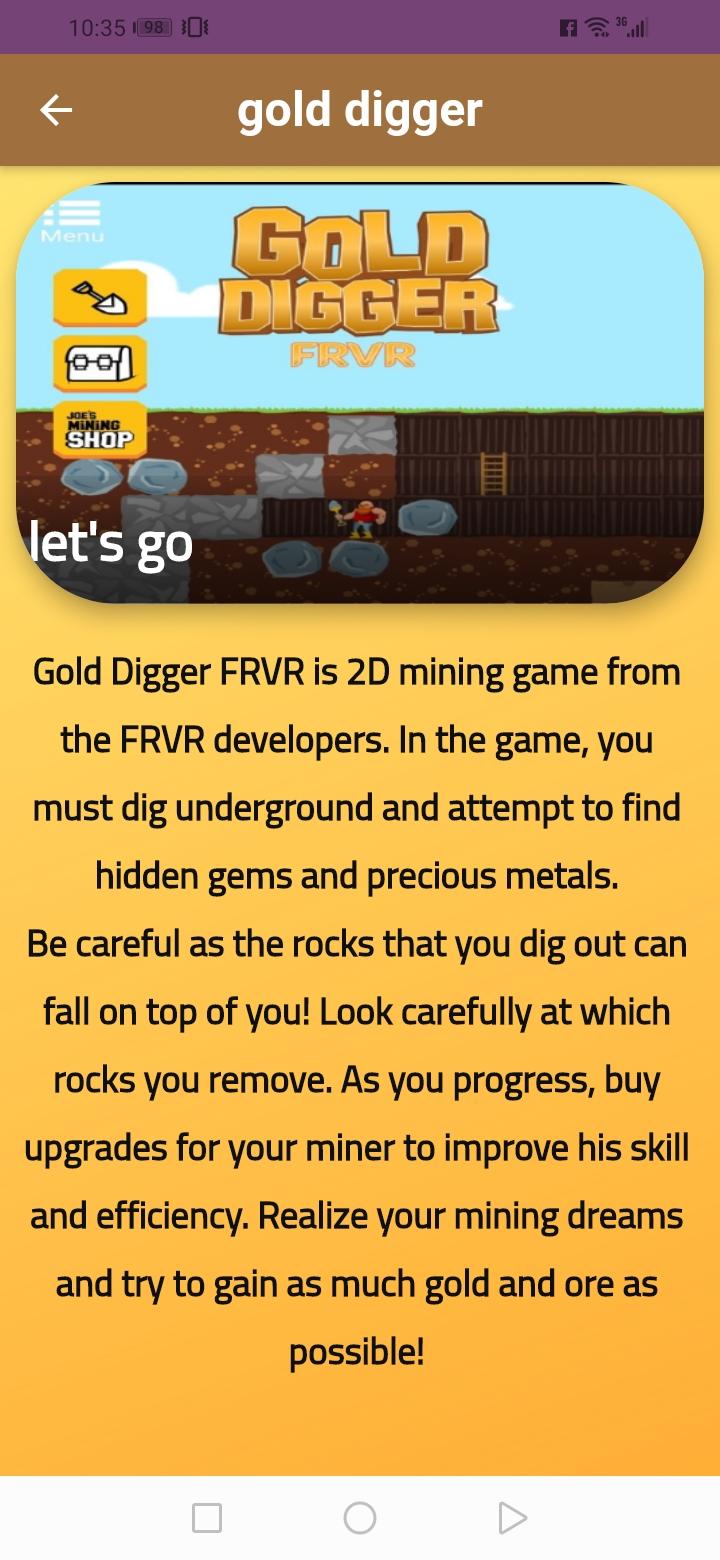 Gold Digger FRVR - Mine Puzzle para Android - Download