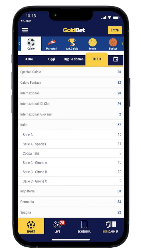App goldbet