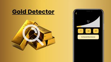 Golddetektor und Goldtracker Plakat