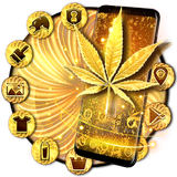 Golden weed theme icône