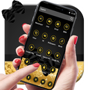 Golden Black Bow Theme APK