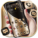 APK Tema di lusso nero dorato