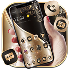 Golden Black Luxury Theme icon