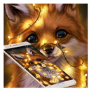 Golden Brown Smart Fox Theme APK