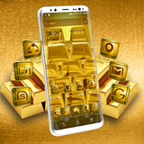 Golden Bricks Launcher Theme icône